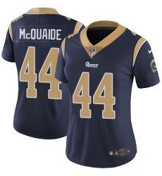 Women's Nike Los Angeles Rams #44 Jacob McQuaide Navy Blue Team Color Vapor Untouchable Limited Player NFL Jersey