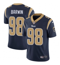 Men's Nike Los Angeles Rams #98 Connor Barwin Navy Blue Team Color Vapor Untouchable Limited Player NFL Jersey