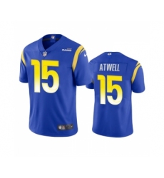 Men's Los Angeles Rams #15 Tutu Atwell Royal Vapor Untouchable Limited Stitched Football Jersey