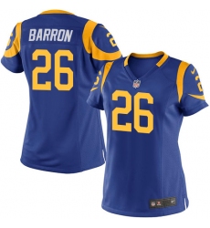 Women's Nike Los Angeles Rams #26 Mark Barron Game Royal Blue Alternate NFL Jersey