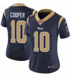 Women's Nike Los Angeles Rams #10 Pharoh Cooper Elite Navy Blue Team Color NFL Jersey