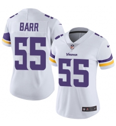 Women's Nike Minnesota Vikings #55 Anthony Barr Elite White NFL Jersey
