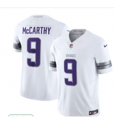 Men's Minnesota Vikings #9 J.J. McCarthy Nike White Player Game Jersey