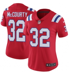 Women's Nike New England Patriots #32 Devin McCourty Red Alternate Vapor Untouchable Limited Player NFL Jersey