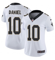 Women's Nike New Orleans Saints #10 Chase Daniel Elite White NFL Jersey