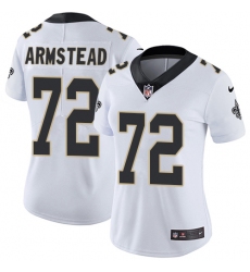 Women's Nike New Orleans Saints #72 Terron Armstead Elite White NFL Jersey
