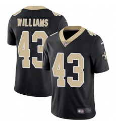 Youth Nike New Orleans Saints #43 Marcus Williams Black Team Color Vapor Untouchable Limited Player NFL Jersey
