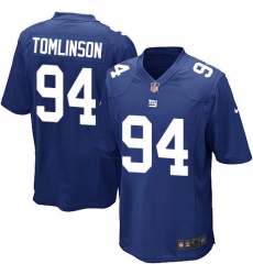 Men's Nike New York Giants #94 Dalvin Tomlinson Game Royal Blue Team Color NFL Jersey