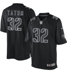 Men's Nike Oakland Raiders #32 Jack Tatum Limited Black Impact NFL Jersey