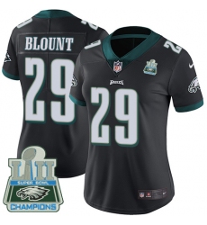 Women's Nike Philadelphia Eagles #29 LeGarrette Blount Black Alternate Vapor Untouchable Limited Player Super Bowl LII Champions NFL Jersey