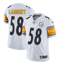 Youth Nike Pittsburgh Steelers #58 Jack Lambert White Vapor Untouchable Limited Player NFL Jersey