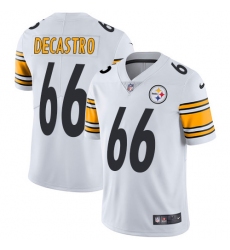 Youth Nike Pittsburgh Steelers #66 David DeCastro White Vapor Untouchable Limited Player NFL Jersey