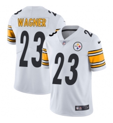 Youth Nike Pittsburgh Steelers #23 Mike Wagner White Vapor Untouchable Limited Player NFL Jersey