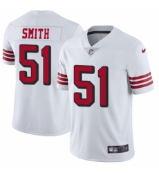 Men's Nike San Francisco 49ers #51 Malcolm Smith Limited White Rush Vapor Untouchable NFL Jersey