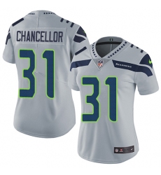 Women's Nike Seattle Seahawks #31 Kam Chancellor Elite Grey Alternate NFL Jersey
