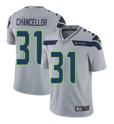 Youth Nike Seattle Seahawks #31 Kam Chancellor Elite Grey Alternate NFL Jersey