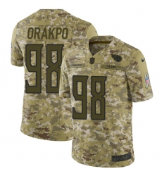 Youth Nike Tennessee Titans #98 Brian Orakpo Limited Camo 2018 Salute to Service NFL Jersey