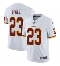 Men's Nike Washington Redskins #23 DeAngelo Hall White Vapor Untouchable Limited Player NFL Jersey