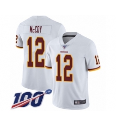 Youth Washington Redskins #12 Colt McCoy White Vapor Untouchable Limited Player 100th Season Football Jersey