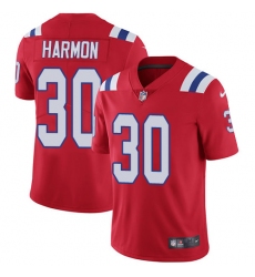 Youth Nike New England Patriots #30 Duron Harmon Red Alternate Vapor Untouchable Limited Player NFL Jersey