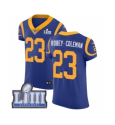 Men's Nike Los Angeles Rams #23 Nickell Robey-Coleman Royal Blue Alternate Vapor Untouchable Elite Player Super Bowl LIII Bound NFL Jersey