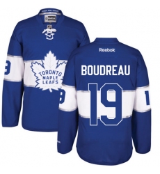 Men's Reebok Toronto Maple Leafs #19 Bruce Boudreau Authentic Royal Blue 2017 Centennial Classic NHL Jersey