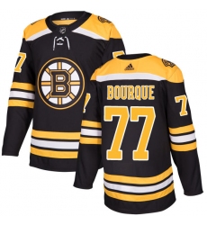 Men's Adidas Boston Bruins #77 Ray Bourque Premier Black Home NHL Jersey