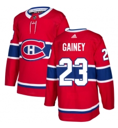 Youth Adidas Montreal Canadiens #23 Bob Gainey Premier Red Home NHL Jersey