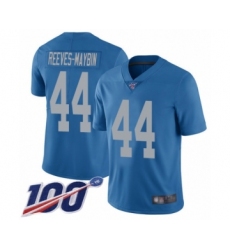Men's Detroit Lions #44 Jalen Reeves-Maybin Blue Alternate Vapor Untouchable Limited Player 100th Season Football Jersey