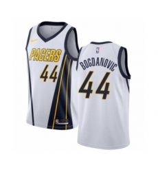 Youth Nike Indiana Pacers #44 Bojan Bogdanovic White Swingman Jersey - Earned Edition