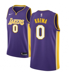 Youth Nike Los Angeles Lakers #0 Kyle Kuzma Swingman Purple NBA Jersey - Statement Edition