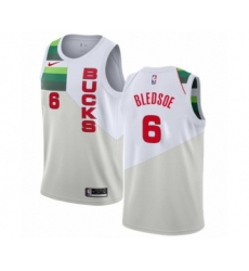 Youth Nike Milwaukee Bucks #13 Malcolm Brogdon White Swingman Jersey - Earned Edition