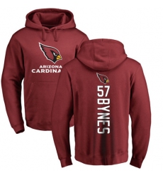 NFL Nike Arizona Cardinals #57 Josh Bynes Maroon Backer Pullover Hoodie