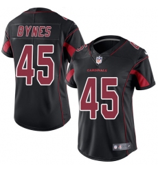 Women's Nike Arizona Cardinals #45 Josh Bynes Limited Black Rush Vapor Untouchable NFL Jersey