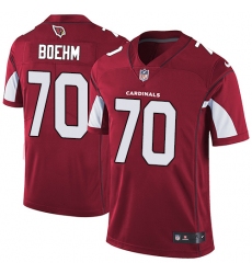 Youth Nike Arizona Cardinals #70 Evan Boehm Red Team Color Vapor Untouchable Limited Player NFL Jersey