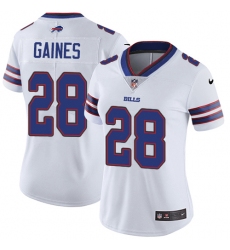 Women's Nike Buffalo Bills #28 E.J. Gaines White Vapor Untouchable Limited Player NFL Jersey