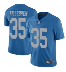 Youth Nike Detroit Lions #35 Miles Killebrew Blue Alternate Vapor Untouchable Limited Player NFL Jersey