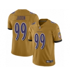 Youth Baltimore Ravens #99 Matt Judon Limited Gold Inverted Legend Football Jersey