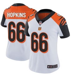 Women's Nike Cincinnati Bengals #66 Trey Hopkins White Vapor Untouchable Limited Player NFL Jersey