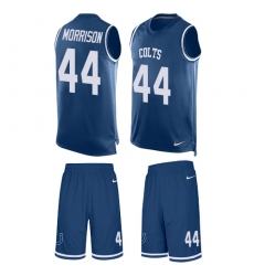 Men's Nike Indianapolis Colts #44 Antonio Morrison Limited Royal Blue Tank Top Suit NFL Jersey