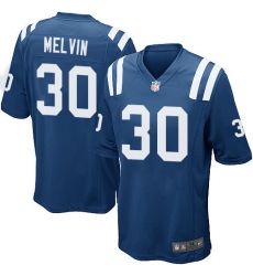Men's Nike Indianapolis Colts #30 Rashaan Melvin Game Royal Blue Team Color NFL Jersey