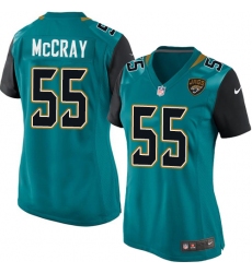 Women's Nike Jacksonville Jaguars #55 Lerentee McCray Game Teal Green Team Color NFL Jersey