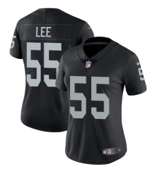 Women's Nike Oakland Raiders #55 Marquel Lee Black Team Color Vapor Untouchable Elite Player NFL Jersey
