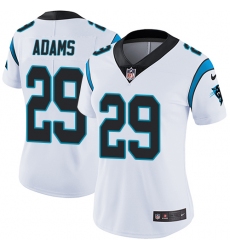 Women's Nike Carolina Panthers #29 Mike Adams White Vapor Untouchable Limited Player NFL Jersey