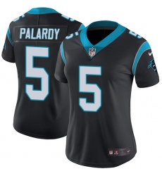 Women's Nike Carolina Panthers #5 Michael Palardy Black Team Color Vapor Untouchable Limited Player NFL Jersey