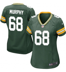 Women's Nike Green Bay Packers #68 Kyle Murphy Game Green Team Color NFL Jersey