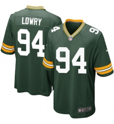 Men's Nike Green Bay Packers #94 Dean Lowry Game Green Team Color NFL Jersey
