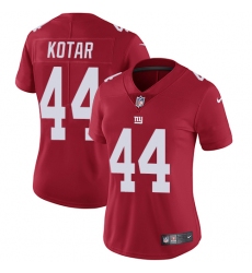 Women's Nike New York Giants #44 Doug Kotar Red Alternate Vapor Untouchable Limited Player NFL Jersey