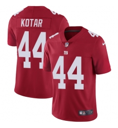Youth Nike New York Giants #44 Doug Kotar Red Alternate Vapor Untouchable Limited Player NFL Jersey