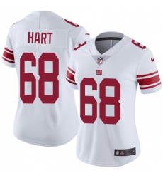 Women's Nike New York Giants #68 Bobby Hart White Vapor Untouchable Limited Player NFL Jersey